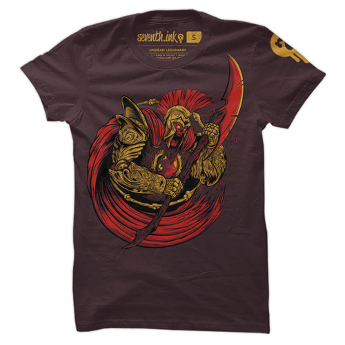 Undead Legionary T-Shirt by Seventh.Ink