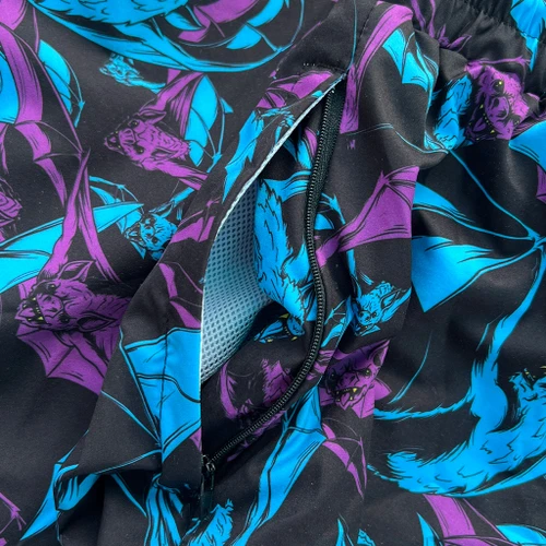 Bats Hybrid Swim Trunk/Board Shorts by Seventh.Ink