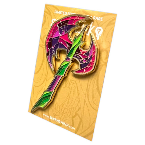 Brämsbane - The Edge of Ruin Gold Enamel Pin - Limited Edition Ultra Rare (Subscription & Patreon Exclusive) by Seventh.Ink