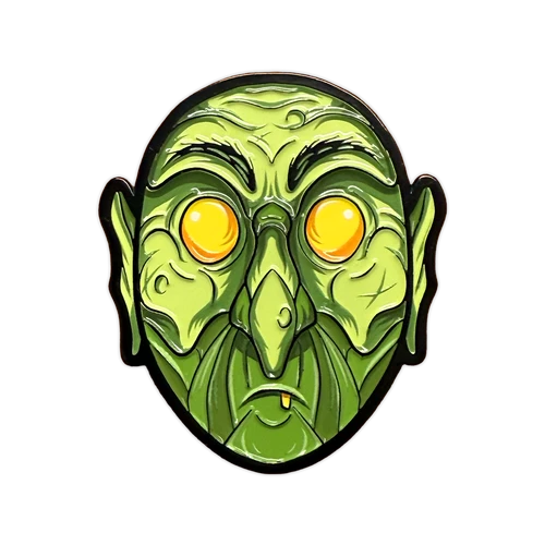 Witch Mask Enamel Pin - Limited Edition by Seventh.Ink