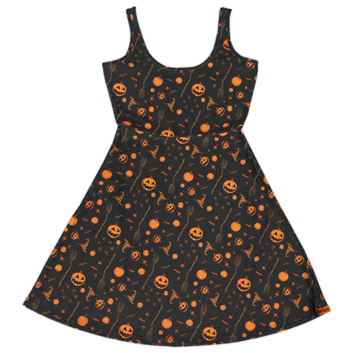 Spooky Delights Skater Dress by Seventh.Ink - has pockets!
