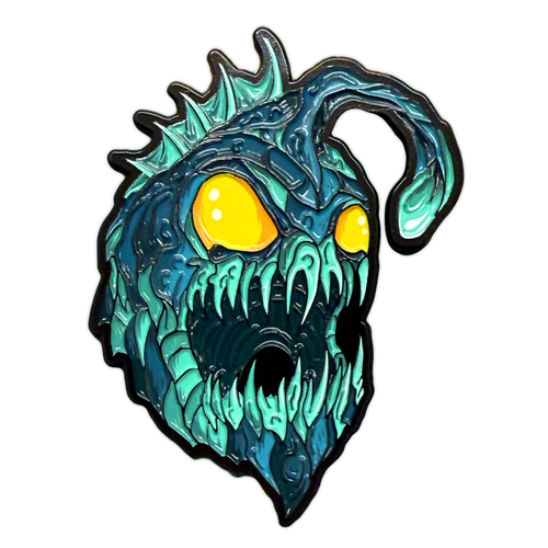 Glowth Enamel Pin - Abyssal Horrors - Limited Edition by Seventh.Ink