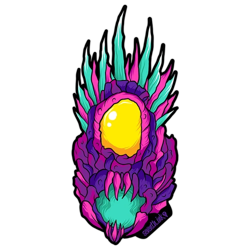 Voraalex Die Cut Sticker - Abyssal Horrors by Seventh.Ink