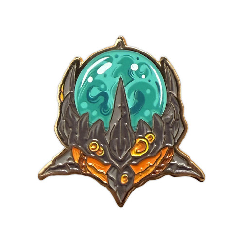 Oculus of the Abyss Gold Enamel Pin - Limited Edition Ultra Rare - Abyssal Horrors by Seventh.Ink