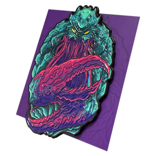 Kraskadoom Oversized Enamel Pin - Limited Edition - Abyssal Horrors Final Boss by Seventh.Ink