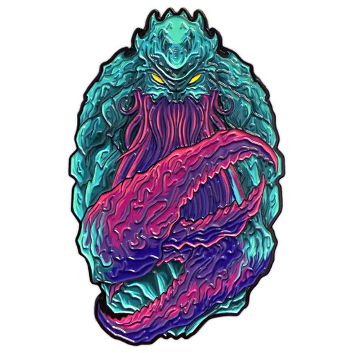 Kraskadoom Oversized Enamel Pin - Limited Edition - Abyssal Horrors Final Boss by Seventh.Ink