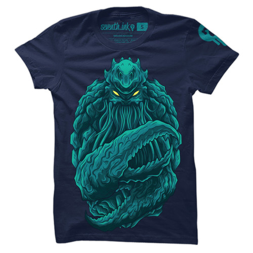 Limited Edition Kraskadoom Teal/Turquoise T-Shirt by Seventh.Ink