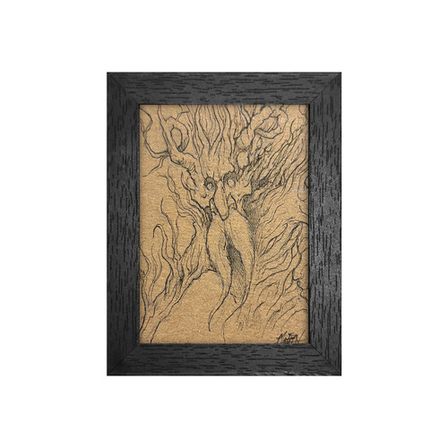 3X4 Original Mystery Sketch Cards - Treefolk by Seventh.Ink
