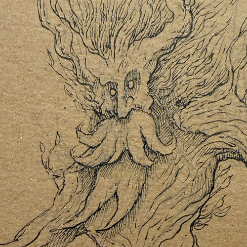 3X4 Original Mystery Sketch Cards - Treefolk by Seventh.Ink