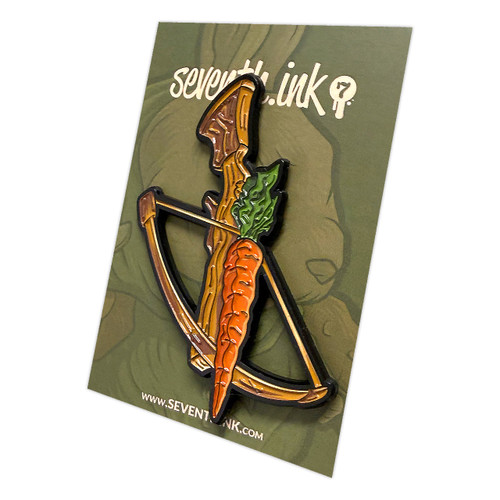Crosshare Enamel Pin - Forest Warriors by Seventh.Ink