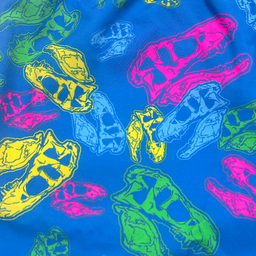 Neon T-Rex Button Down Shirt by Seventh.Ink