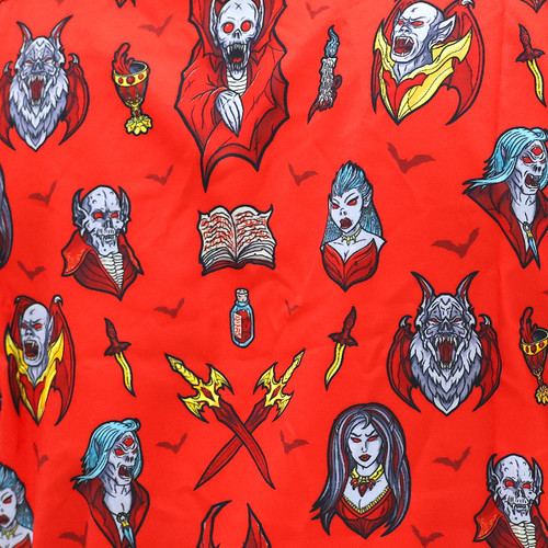 Vampyre Castle Button Down Shirt by Seventh.Ink
