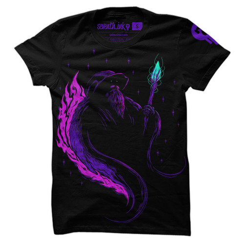 Limited Edition Conjuration Purple/Teal T-Shirt - Patreon Exclusive by Seventh.Ink