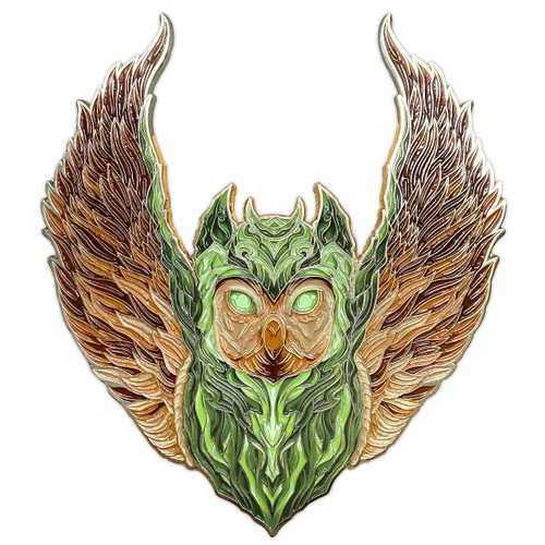 Greenwood Oracle Oversized Gold Enamel Pin - Limited Edition Ultra Rare (Patreon Exclusive) - Forest Warriors Final Boss