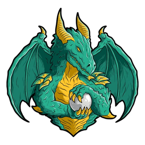 Qualthazar Die Cut Sticker - Legendary Dragons