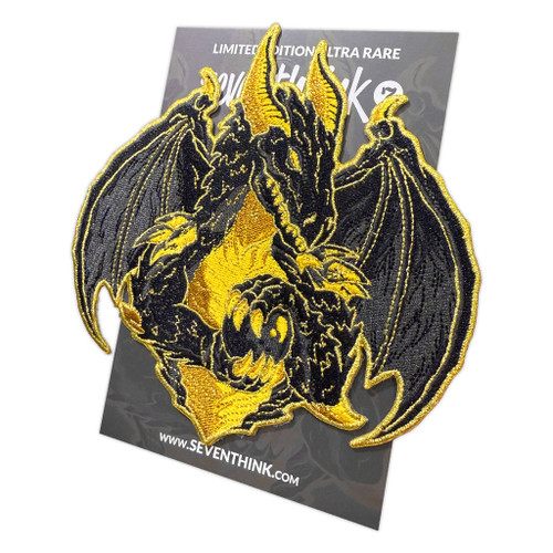 Qualthazar Obsidian Patch - Limited Edition Ultra Rare (Patreon Exclusive) - Legendary Dragons by Seventh.Ink