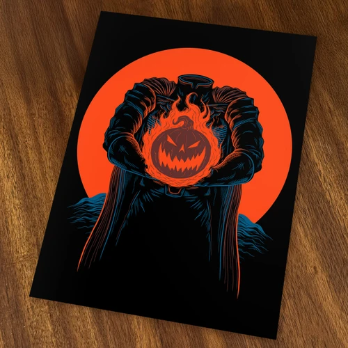 Legend of the Hollow Red/Blue 9x12 Giclée Print - Patreon Exclusive by Seventh.Ink