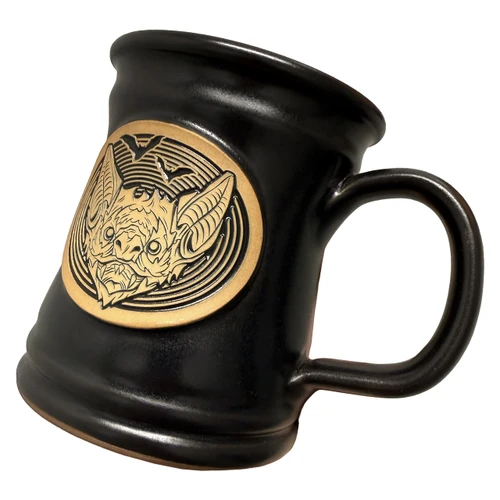 Vampire Bat Onyx Coffee Mug by Seventh.Ink