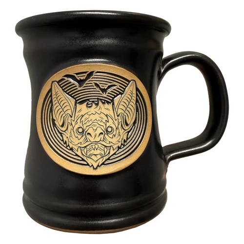 Vampire Bat Onyx Coffee Mug by Seventh.Ink