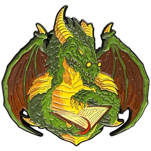 Fallowfax Premium Enamel Pin - Legendary Dragons by Seventh.Ink