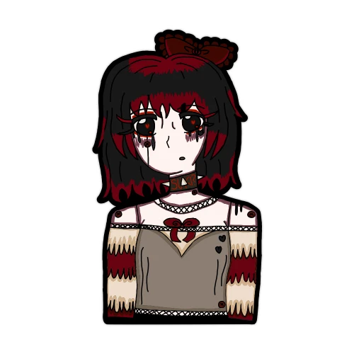 Moeri Die Cut Sticker (Guest Art by Daughter Jade Johnson)