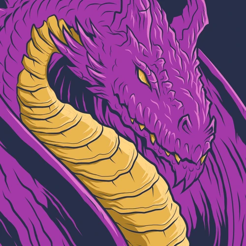 Brunifnir Convention Exclusive Purple T-Shirt - Patreon Exclusive by Seventh.Ink
