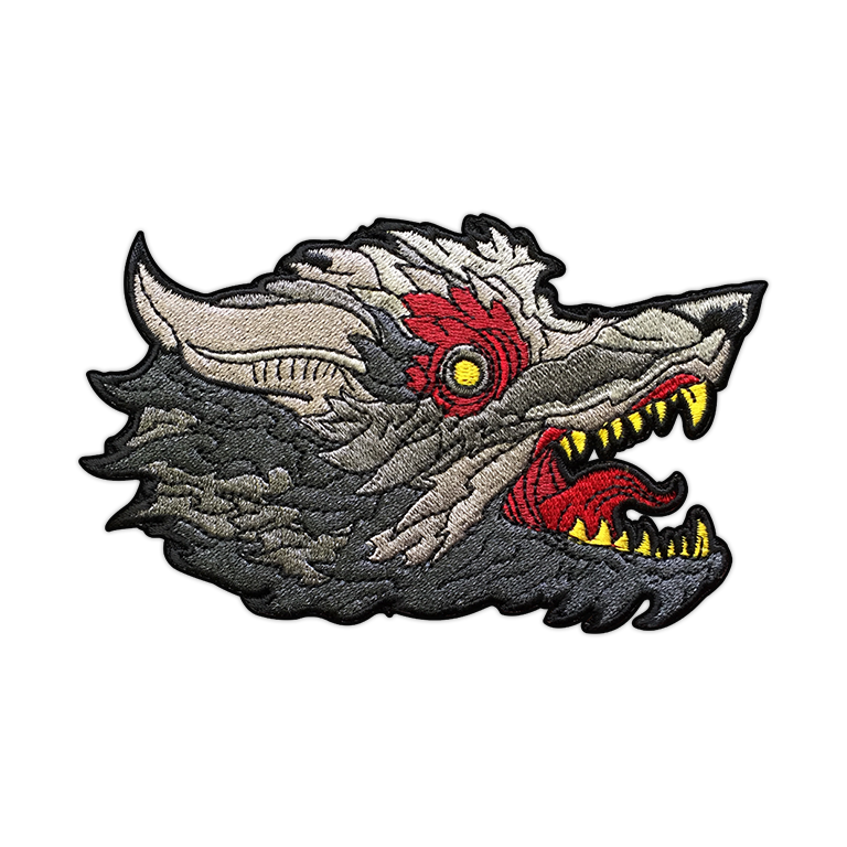 Blood Wolf Patch - Seventh.Ink