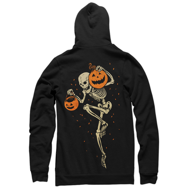Night of the Pumpkin Zip-Up Hoodie - Seventh.Ink
