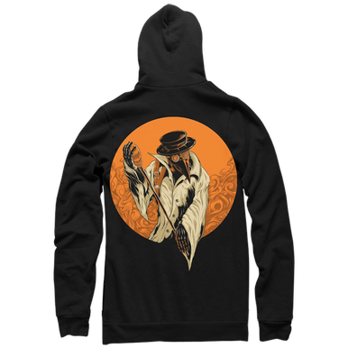 Plague Doctor Zip-Up Hoodie - Seventh.Ink