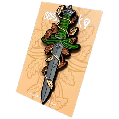 Switchblade Gold Rectangular Patch - Seventh.Ink