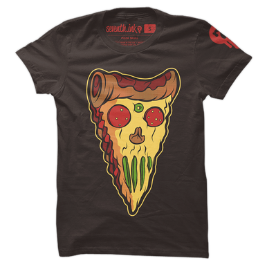 Pizza Skull T-Shirt - Seventh.Ink