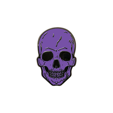 Purple Skull Enamel Pin - Seventh.Ink