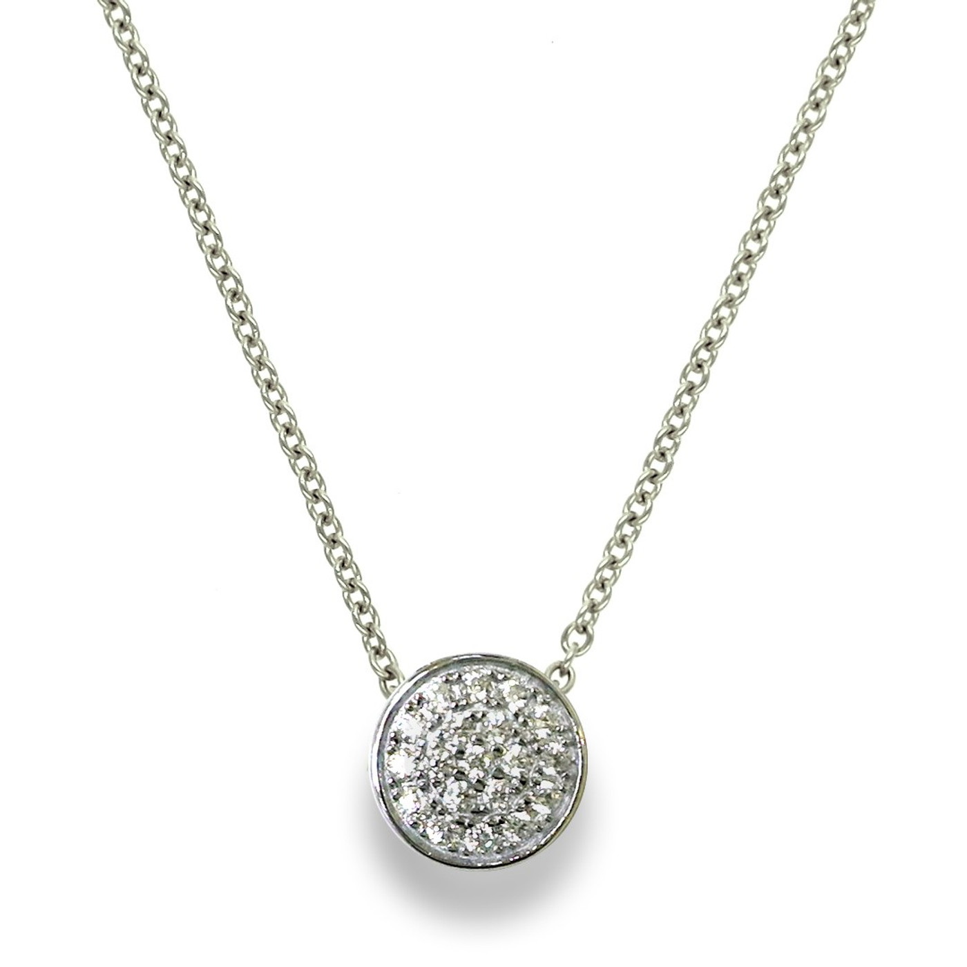 Sterling Silver Touch Solar Necklace