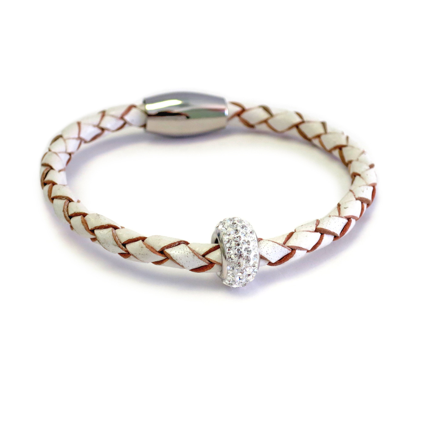 Kids Bedazzle Leather Bracelet 