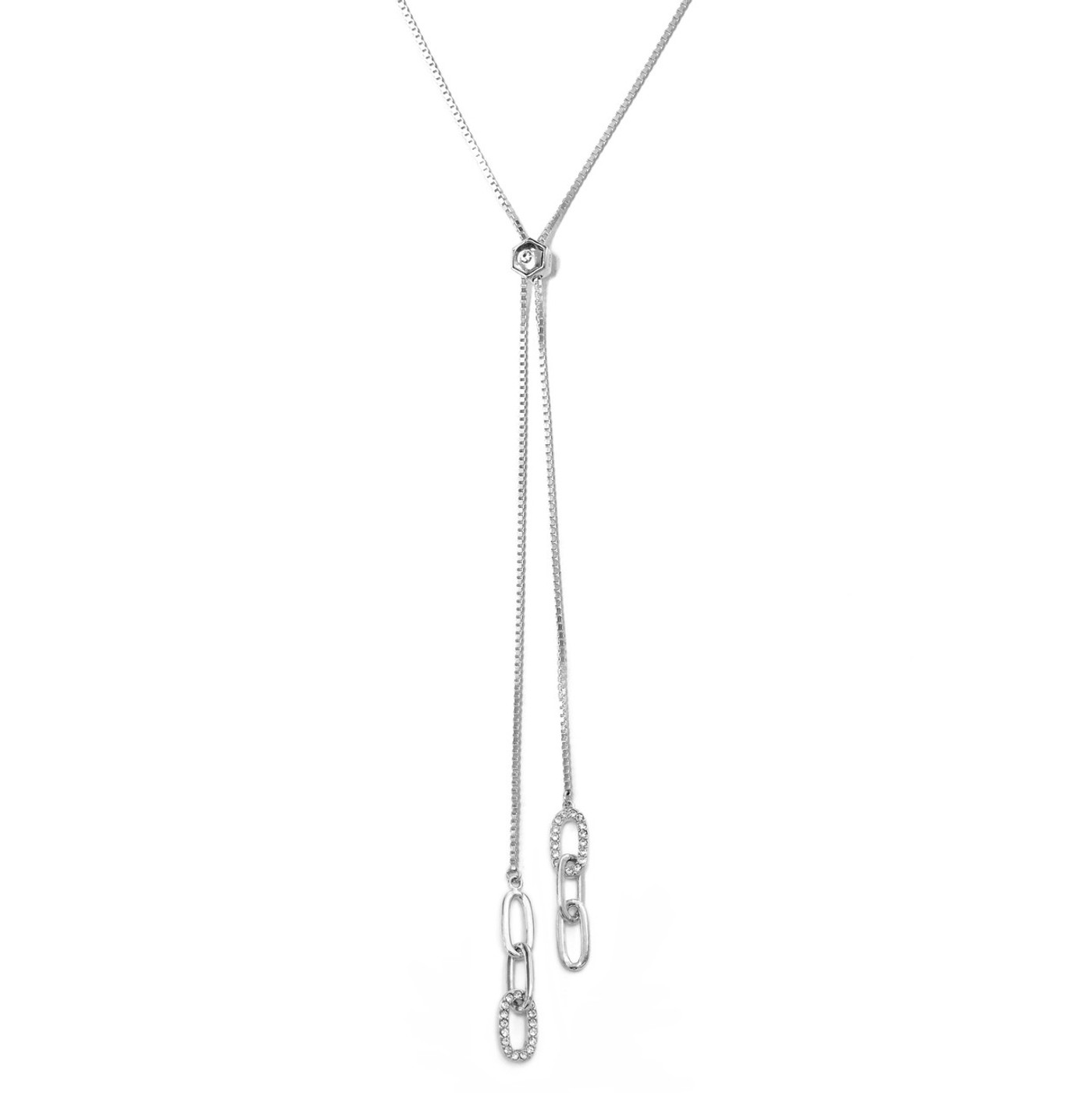 Love Link Lariat Necklace 