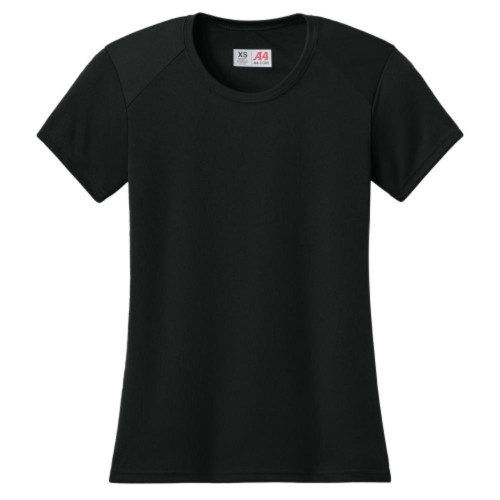A4 Womens Cooling Performance Short Sleeve Tee-RedSailTec