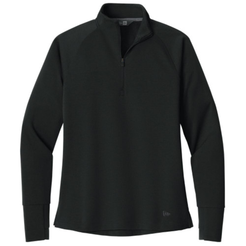 New Era Ladies Stand Out Qtr Zip-RedSailTec