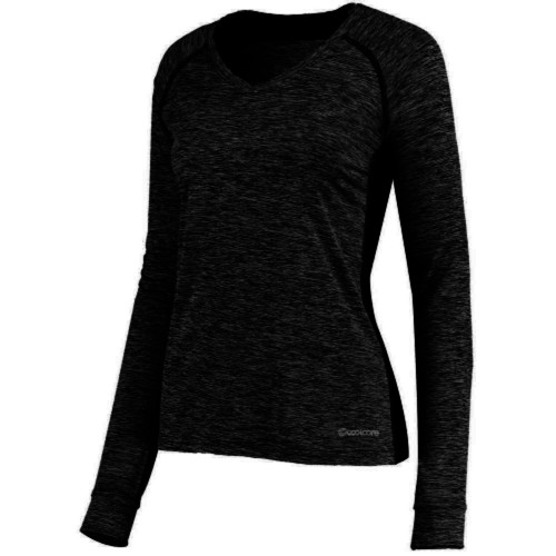Womens Electrify CoolCore Long Sleeve Tee-RedSailTec
