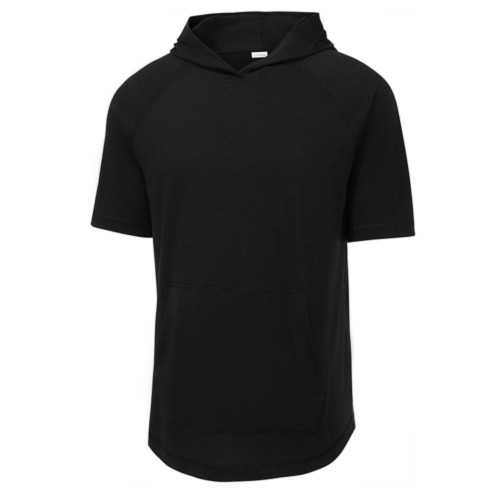 Tri-Blend Wicking Short Sleeve Hoodie-RedSailTec