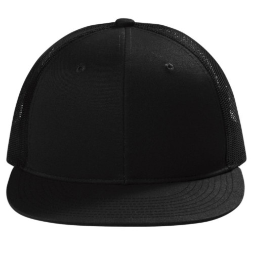 Embroidered Snapback Flat Bill Trucker Cap-RedSailTec