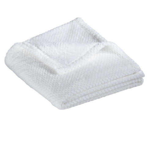 Embroidered Plush Textured Blanket-RedSailTec