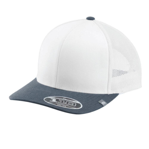 TravisMathew Cruz Colorblock Trucker Cap-RedSailTec