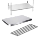 Adjustable Work Table Undershelves
