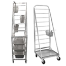 Mobile Fry Basket Rack