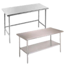 Stainless Steel Open Base Work Table