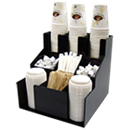 Cup Dispensers and Lid Organizers