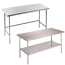 Stainless Steel Open Base Work Table