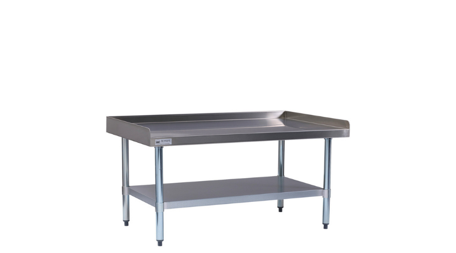 image of a sturdy and reliable allmont commercial work table