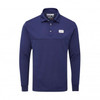 Stuburt Sport-Tech Long Sleeve Polo Shirts - Midnight