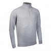 Glenmuir Jasper 1/4 Zip Sweaters - Light Grey Marl